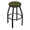 Holland Bar Stool Co 36" Swivel X-Tall Bar Stool, Pewter Finish, Graph Parrot Seat X802 - alternate 1